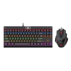 Redragon K568R-BA Gaming Bundle Keyboard & Mouse 3200 dpi Arabic English Black
