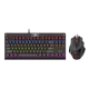 Redragon K568R-BA Gaming Bundle Keyboard & Mouse 3200 dpi Arabic English Black