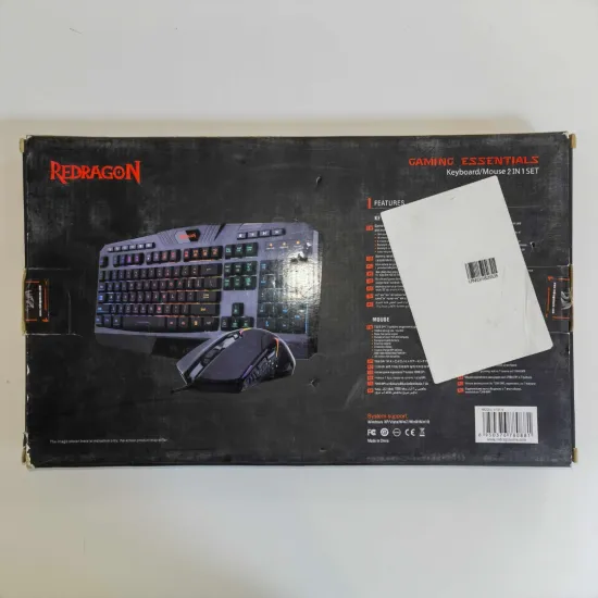 Redragon S101-5 Gaming Combo RGB Mouse & Keyboard Arabic English (Open Box)