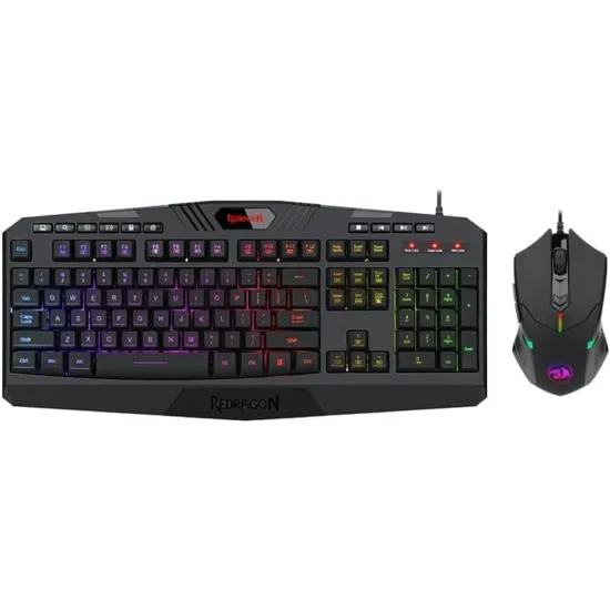 Redragon S101-5 Gaming Combo RGB Mouse & Keyboard Arabic English (Open Box)