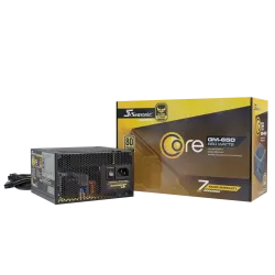 Seasonic CORE GM 650 Watt 80+ Gold Semi Modular Power Supply 