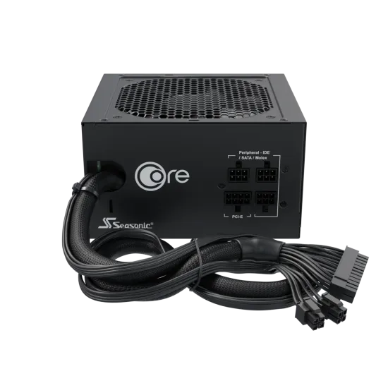 Seasonic CORE GM 650 Watt 80+ Gold Semi Modular Power Supply 
