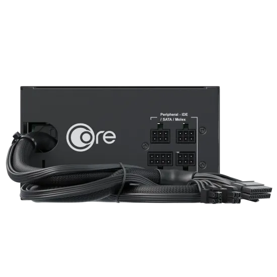 Seasonic CORE GM 650 Watt 80+ Gold Semi Modular Power Supply 