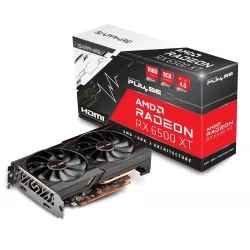 Sapphire PULSE Radeon RX 6500 XT 8GB GDDR6 OC Graphics Card Black