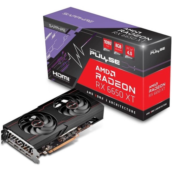 Saphire Pulse RX 6650 XT Gaming OC 8GB GDDR6