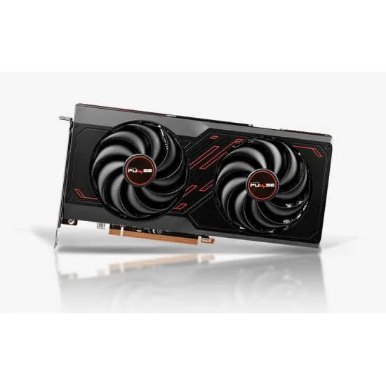 Sapphire PULSE Radeon RX 7600 8GB GDDR6 OC Graphics Card Black