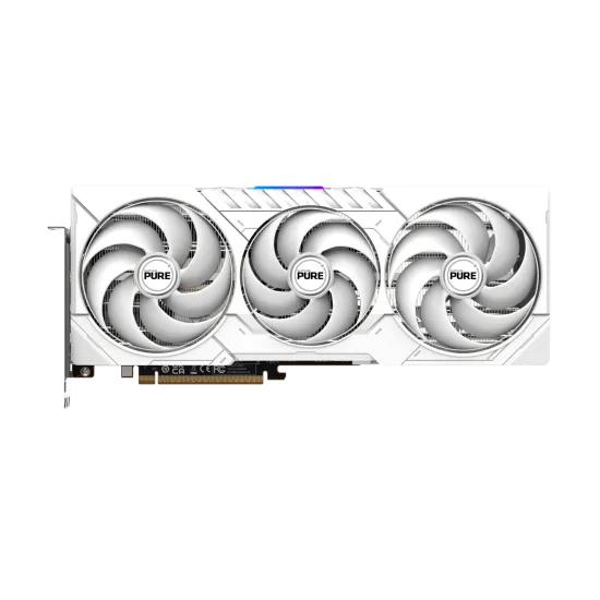 Sapphire Pure RX 9070 XT Gaming OC 16GB GDDR6 Graphics Card White