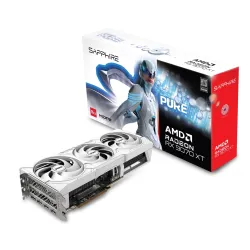 Sapphire Pure RX 9070 XT Gaming OC 16GB GDDR6 Graphics Card White