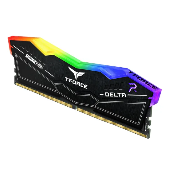 TeamGroup T-FORCE DELTA 32GB 6000MHZ CL 38 DDR5 INTEL XMP 3.0 AMD EXPO Black RAM