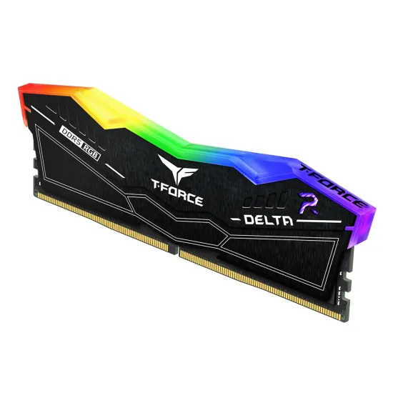 TeamGroup T-FORCE Delta RGB 16GB 6000MHZ CL 38 DDR5 INTEL XMP 3.0 AMD EXPO Black RAM