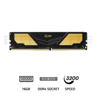TeamGroup Elite Plus 16GB 3200MHZ CL 22 DDR4 Black RAM TeamGroup Elite Plus 16GB 3200MHZ CL 22 DDR4 Black RAM