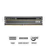 TeamGroup Elite Plus 16GB 5600MHZ CL46 DDR5 Black RAM TeamGroup Elite Plus 16GB 5600MHZ CL46 DDR5 Black RAM