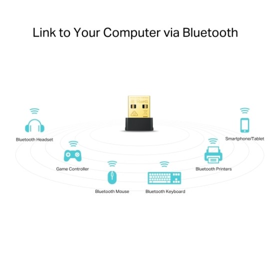 TP-LinK Archer T2UB AC600 Nano Wireless USB Adapter Bluetooth 4.2 USB Adapter