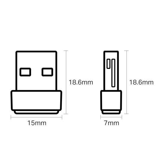 TP-Link Archer T600U Nano | AC600 Nano Wireless USB Adapter