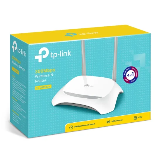 TP-Link TL-WR840N 300 Mbps Wireless N Router - White