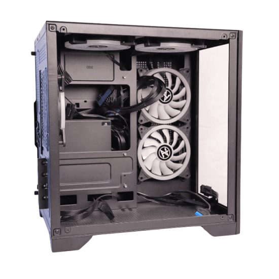 TechnoZone C350 with 4 ARGB Fans Case + 600W Power Supply