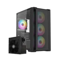 TechnoZone C400 with 4 ARGB Fans Mesh Case + 600W Power Supply TechnoZone C400 with 4 ARGB Fans Mesh Case + 600W Power Supply
