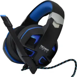 TechnoZone K60 USB Gaming Headset Black (Open Box)
