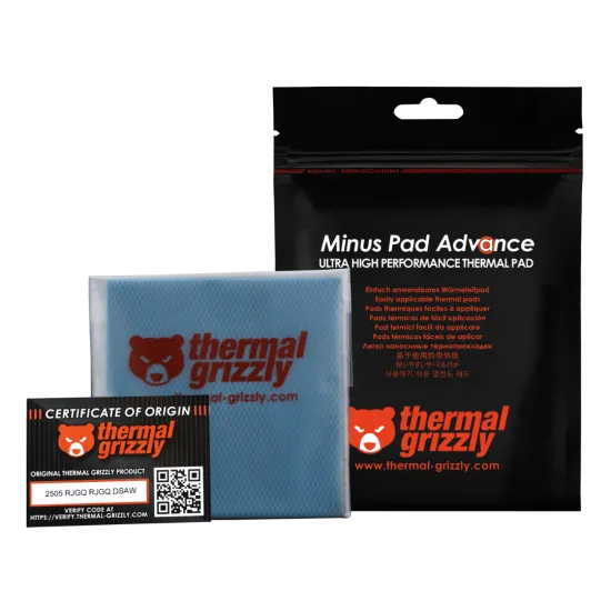 Thermal Grizzly Minus Pad Advance 100x100x0.5mm 2 Pcs Thermal Pad