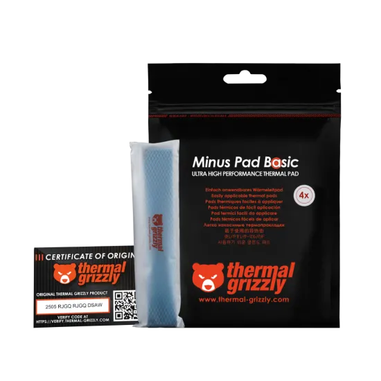 Thermal Grizzly Minus Pad Basic 100x20x0.5mm 4 Pcs Thermal Pad