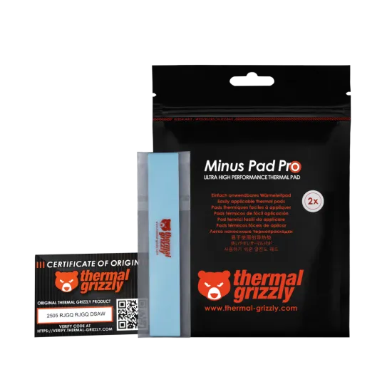 Thermal Grizzly Minus Pad Pro 120x20x0.5mm 2Pcs Thermal Pad