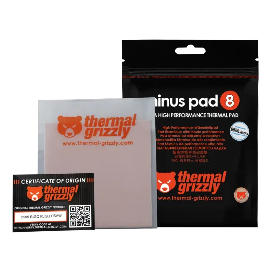 Thermal Grizzly Minus Pad 8 100x100x2.0mm Thermal Pad