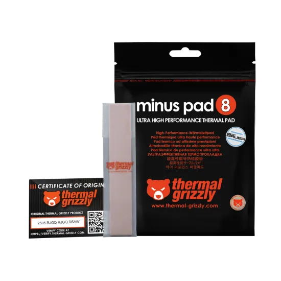 Thermal Grizzly Minus Pad 8 120x20x0.5mm 2Pcs Thermal Pad