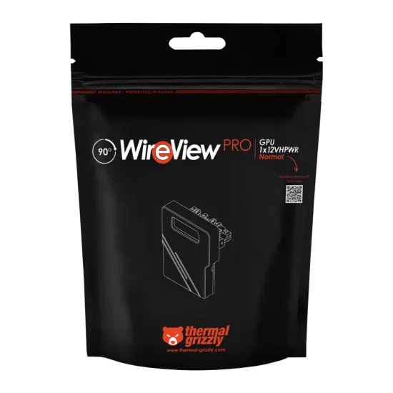 Thermal Grizzly WireView 90 Pro GPU 1x12VHPWR Normal advanced and monitoring for Graphics Cards
