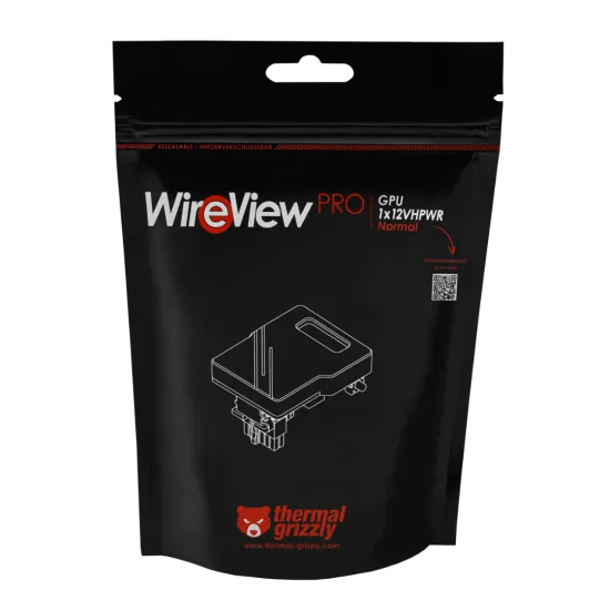 Thermal Grizzly WireView Pro GPU 1x12VHPWR Normal advanced and monitoring for Graphics Cards