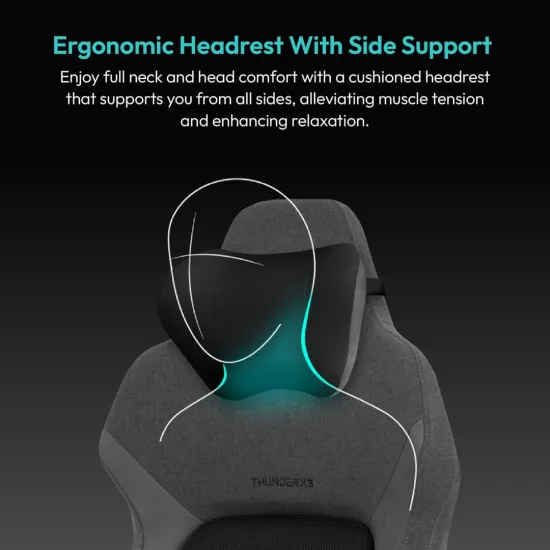 ThunderX3 Core Smart Mesh Gaming Chair Black