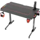 Twisted Minds T Shaped Gaming Desk Carbon Fiber Texture Black