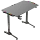 Twisted Minds T Shaped Gaming Desk Carbon Fiber Texture Black