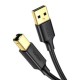 UGREEN USB 2.0 AM to BM Print Cable 3m (Black) 6957303813513 -10351