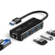 UGREEN USB 3.0 Hub With Gigabit Ethernet Adapter - 20265