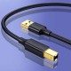 UGREEN USB 2.0 AM to BM Print Cable 1m (Black) - 20846