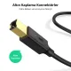UGREEN USB 2.0 AM to BM Print Cable 2m (Black) 6957303828470 -20847