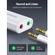 UGREEN USB 2.0 External Sound Adapter (White) 6957303831432 -30143