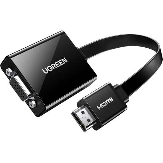 UGREEN HDMI to VGA Converter 25cm (Black) 6957303842483 -40248