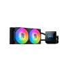 XIGMATEK Connect 240 ARGB 3.4 Smart LCD Liquid Cooler Black