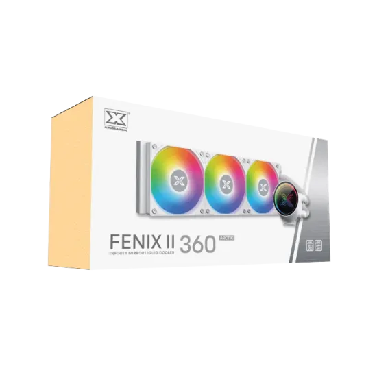 XIGMATEK Fenix II 360 Arctic ARGB AIO CPU Liquid Cooler White