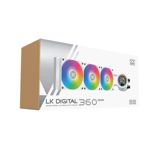 XIGMATEK LK 360 Digital Arctic ARGB Liquid Cooler White