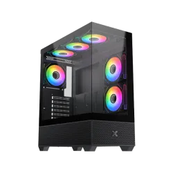 Xigmatek Alphard Mid Tower Case 3 Fan ARGB Black + Asgard 850W 80+ Bronze Power Supply