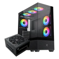 Xigmatek Alphard Mid Tower Case 3 Fan ARGB Black + Asgard 850W 80+ Bronze Power Supply Xigmatek Alphard Mid Tower Case 3 Fan ARGB Black + Asgard 850W 80+ Bronze Power Supply