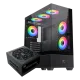 Xigmatek Alphard Mid Tower Case 3 Fan ARGB Black + Asgard 850W 80+ Bronze Power Supply