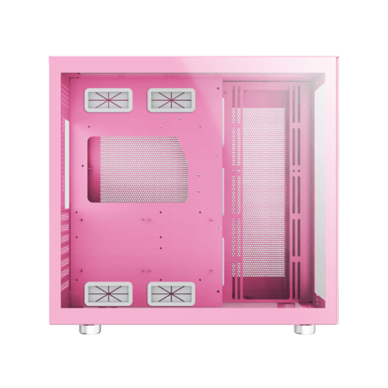 XIGMATEK AQUARIUS Pro Queen Mid Tower Case 7 Fan ARGB Pink