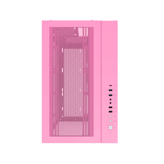 XIGMATEK AQUARIUS Pro Queen Mid Tower Case 7 Fan ARGB Pink