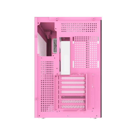 XIGMATEK AQUARIUS Pro Queen Mid Tower Case 7 Fan ARGB Pink