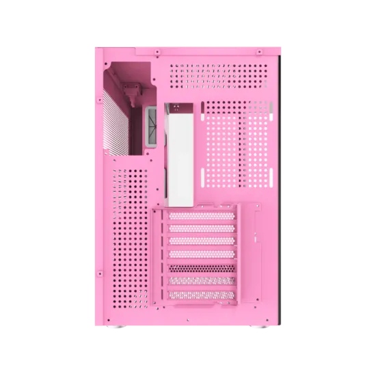 XIGMATEK AQUARIUS Pro Queen Mid Tower Case 7 Fan ARGB Pink