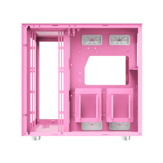 XIGMATEK AQUARIUS Pro Queen Mid Tower Case 7 Fan ARGB Pink