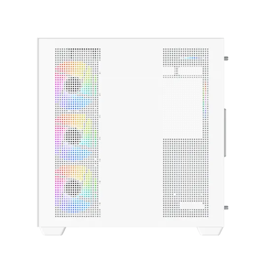 Xigmatek Aqua V Air Arctic Mid Tower Case 7 Fan ARGB White